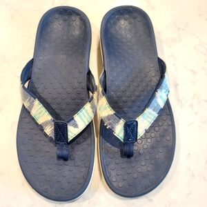 Vionic Tide II Sequin Sandal Blue Size 9